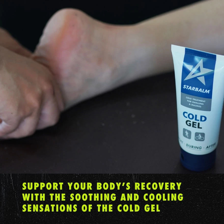 STARBALM Cold Gel 100ml | Muscle Cooling Gel for Sports Recovery, Gym, Running, Cycling, Yoga