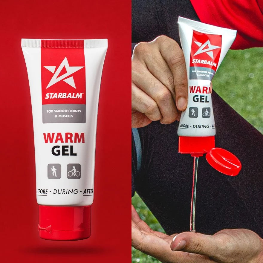 STARBALM Cold & Warm Gel Combo 100ml | Muscle Cooling Gel for Sports Recovery, Gym, Running, Cycling, Yoga