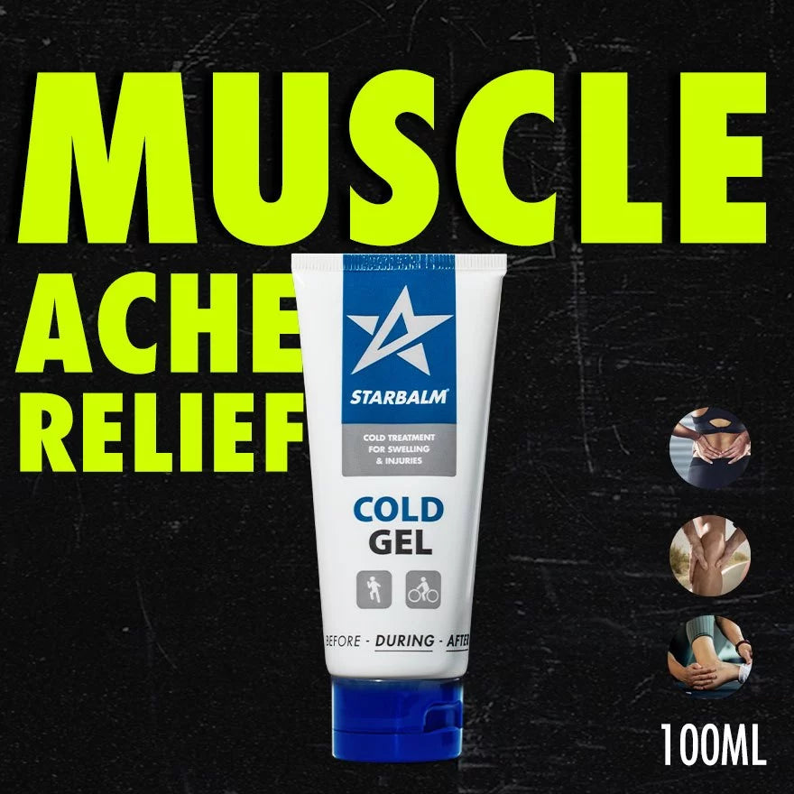 STARBALM Cold Gel 100ml | Muscle Cooling Gel for Sports Recovery, Gym, Running, Cycling, Yoga