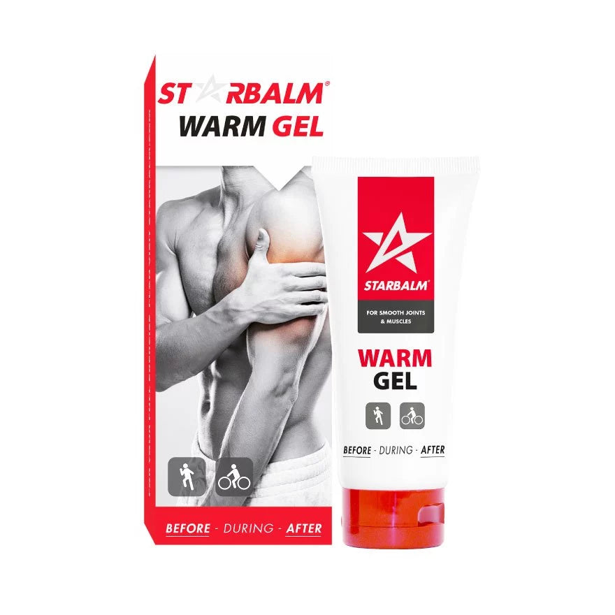 STARBALM Warm Gel 100ml | Muscle Warm Up & Recovery Gel for Sports, Gym, Running, Cycling, Yoga