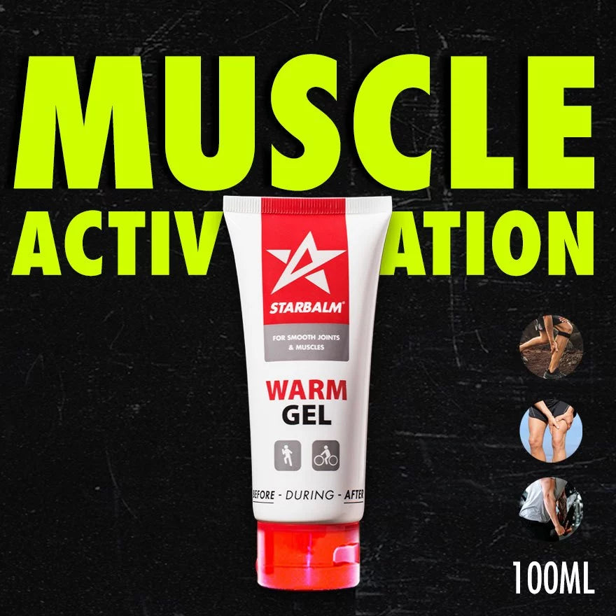 STARBALM Warm Gel 100ml | Muscle Warm Up & Recovery Gel for Sports, Gym, Running, Cycling, Yoga