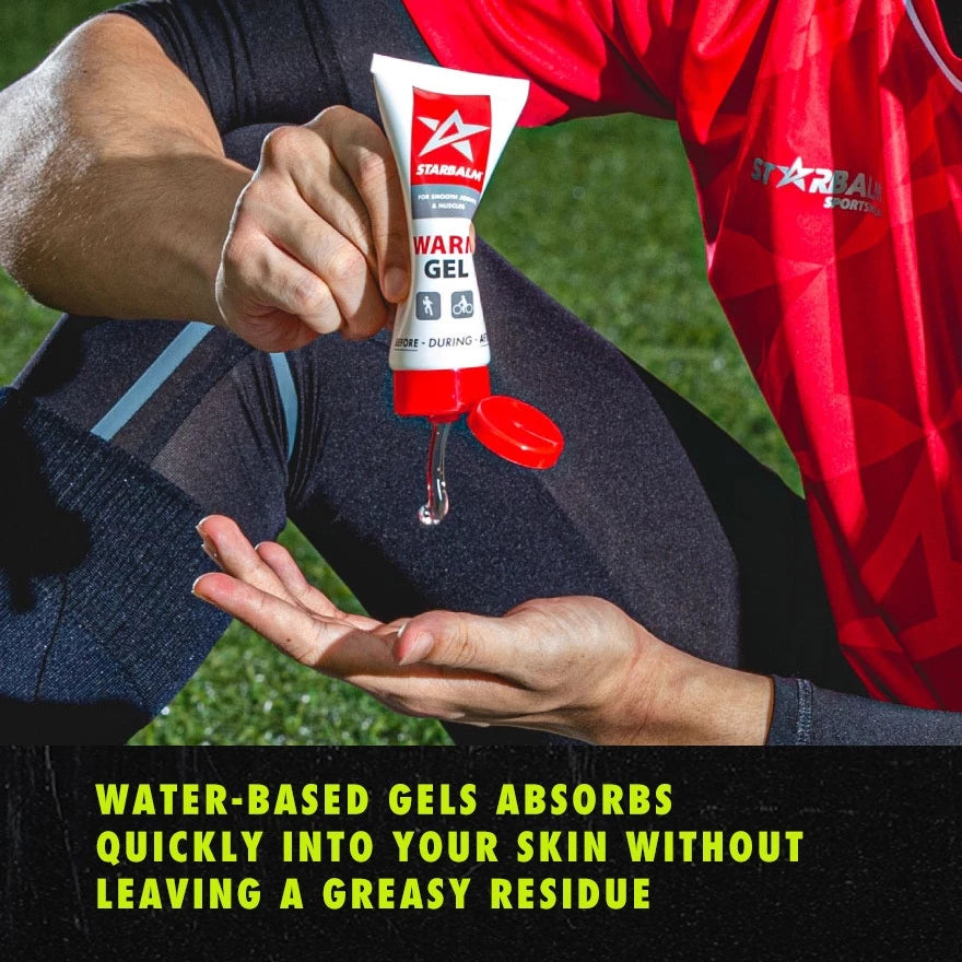 STARBALM Warm Gel 100ml | Muscle Warm Up & Recovery Gel for Sports, Gym, Running, Cycling, Yoga