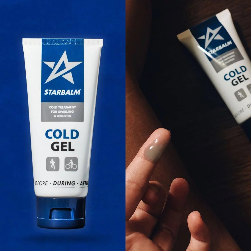 STARBALM Cold Gel 100ml | Muscle Cooling Gel for Sports Recovery, Gym, Running, Cycling, Yoga