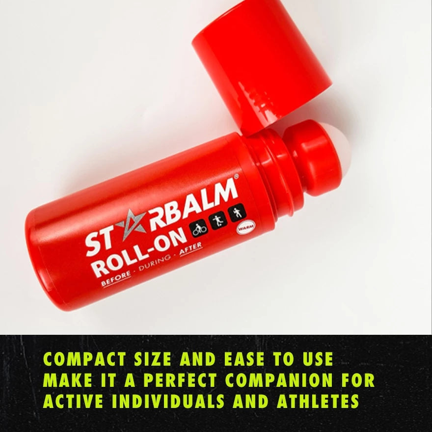 STARBALM 2-PC Warm Roll-On 50ml | Muscle Pain Relief, Sports Warm-Up & Recovery Balm