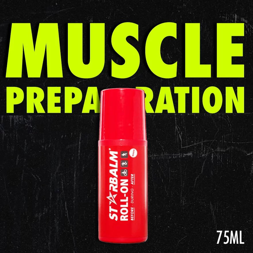 STARBALM 2-PC Warm Roll-On 50ml | Muscle Pain Relief, Sports Warm-Up & Recovery Balm